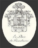 Ex-Libris d'Edouard de La Gandara