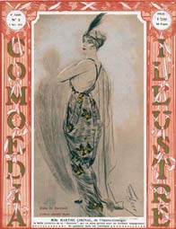 Marthe Chenal en couverture de la revue Comoedia